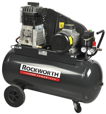 Kompressor RockWorth - 4,0 hk - 90 liter